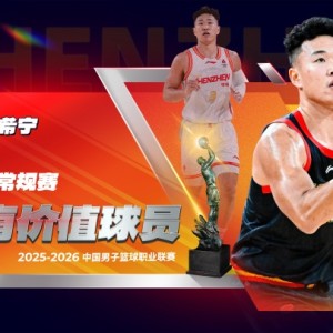 CBA常规赛MVP具体得票：贺希宁985分第1 胡金秋&amp;李弘权分列二三